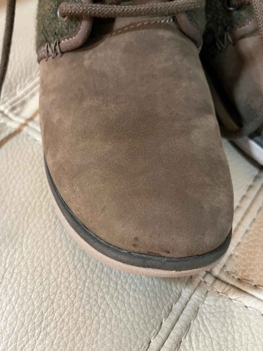 Merrell Olive Green and Brown Chukka Boots Size 8
